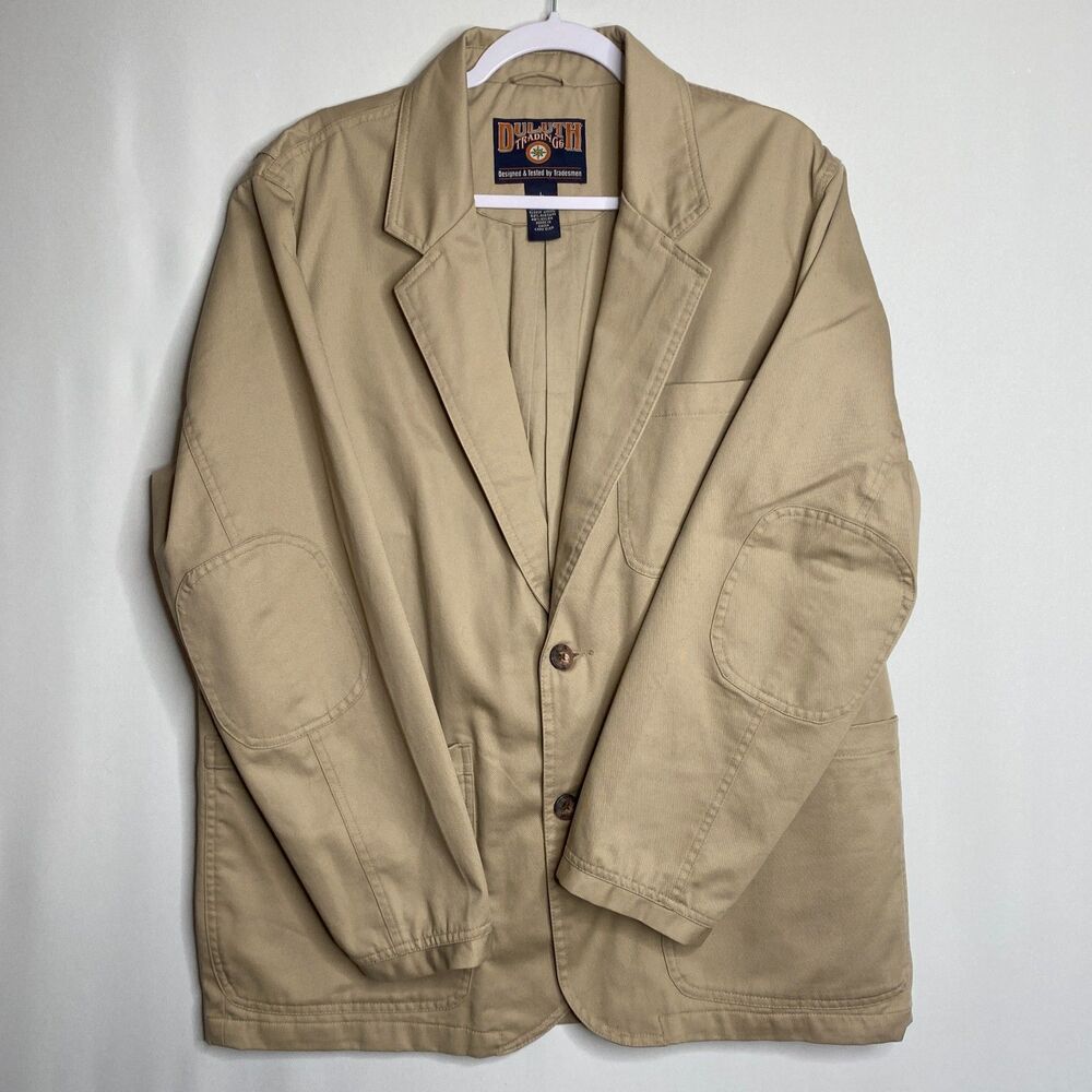 Duluth Trading Co Firehose Presentation Jacket Blazer Coat Mens Large